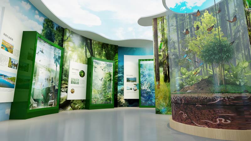 中展股份筑造全国首个亲生态生态文明教育馆-展厅设计新方向