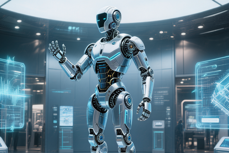 智能“新伙伴”：具身机器人为展厅注入互动新体验